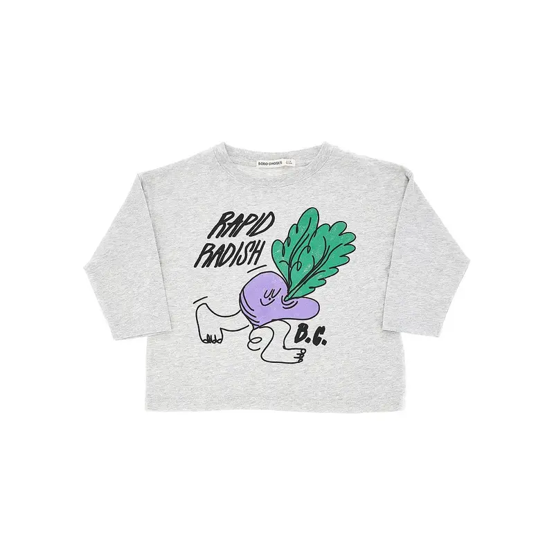 T-shirt in cotone 'Rapid Radish'
