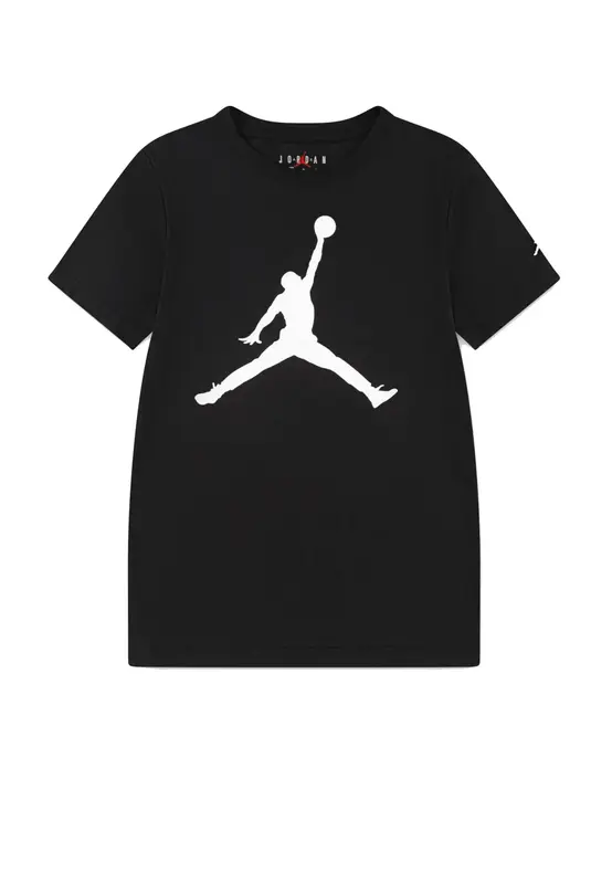 T-shirt jumpman nera logo