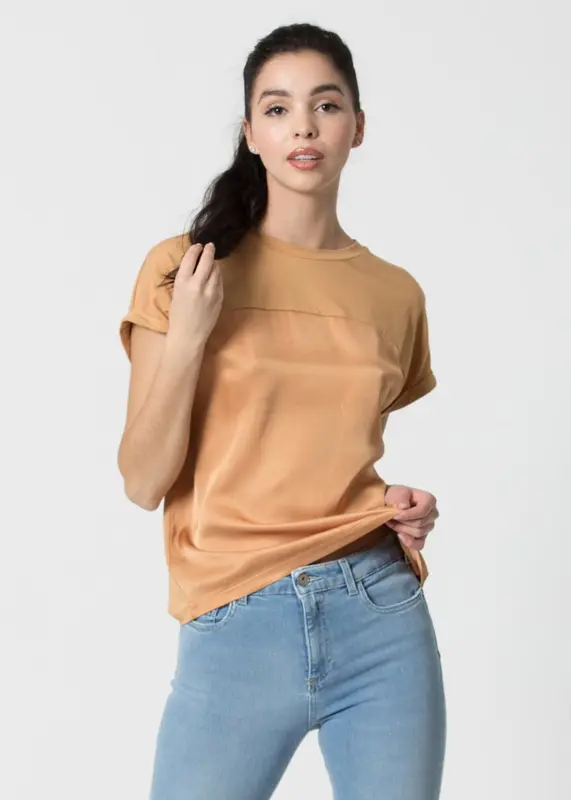T-Shirt Kocca Girocollo / Marrone