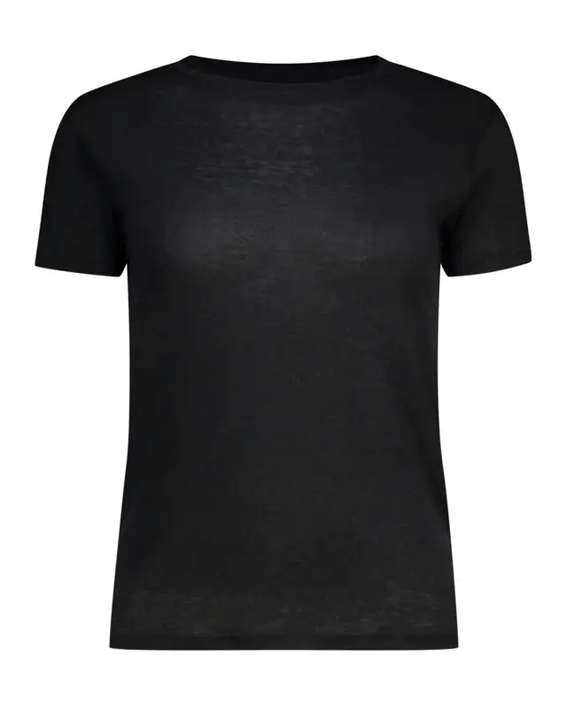 T-shirt Leane lino nero