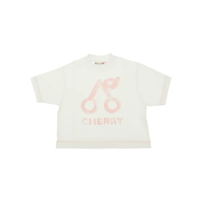 T-shirt 'Lele' con stampa ciliegie