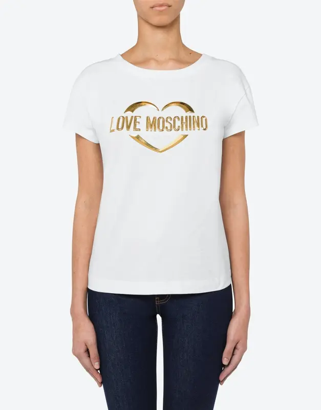 T-Shirt Love Moschino / Bianco