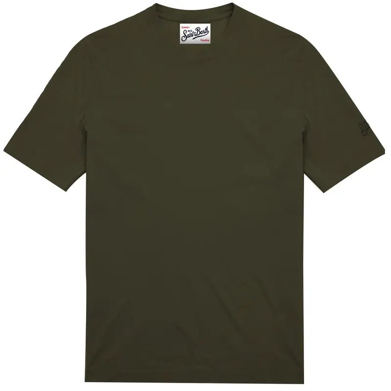 T-Shirt Orson con Logo sulla Manica / Verde