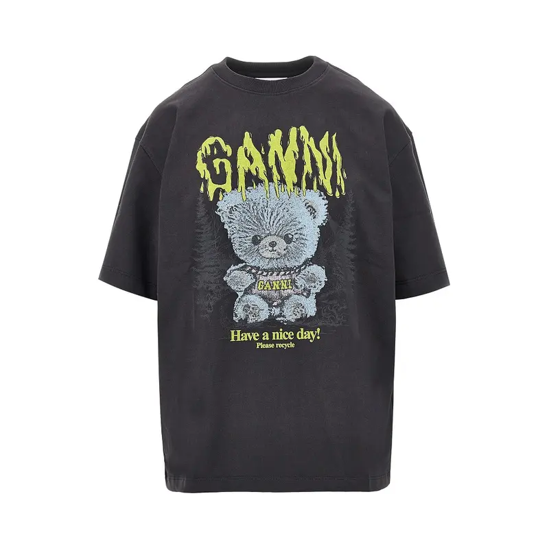 T-shirt Relaxed Fit con stampa 'Forest Teddy'