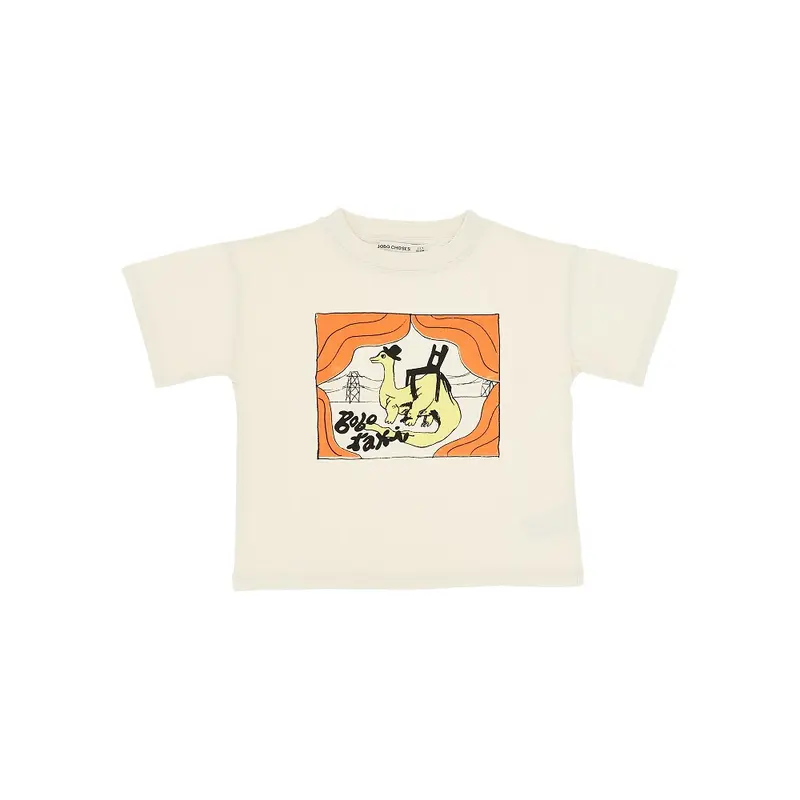 T-shirt 'Taxi Saurus' in cotone