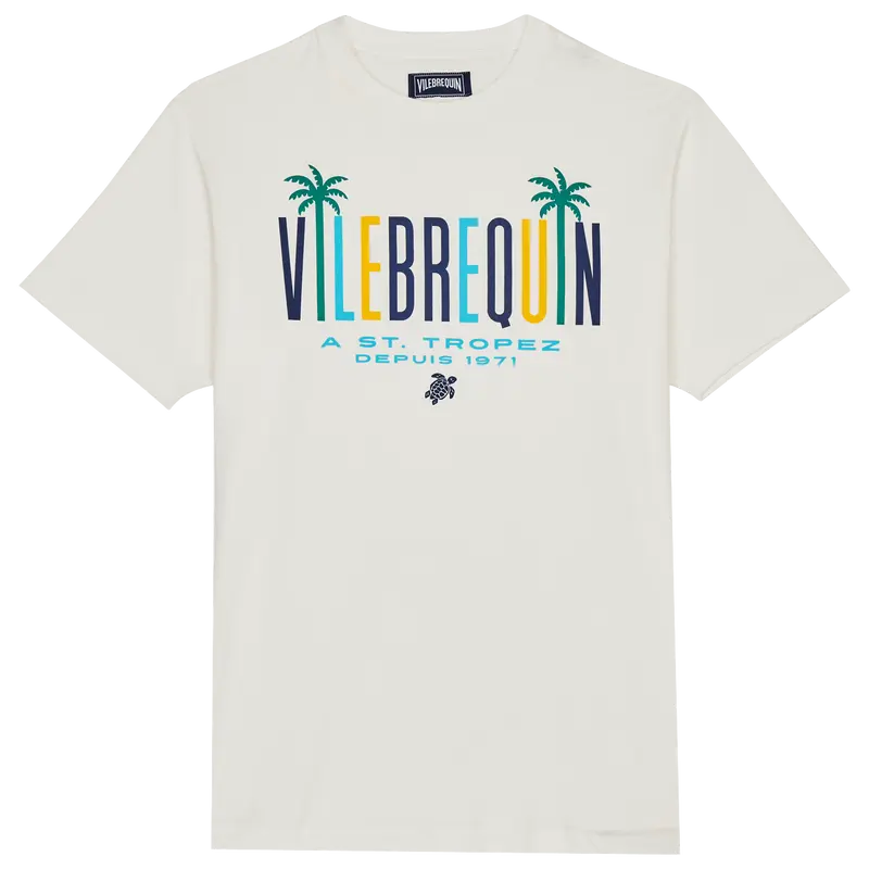T-Shirt Vilebrequin Girocollo / Bianco