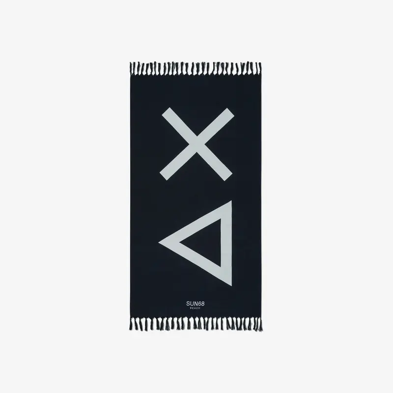 Telo da Mare con Logo / Blu
