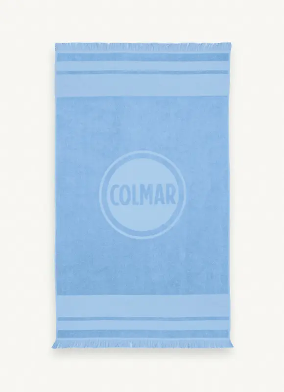 Telo Mare in Spugna con Logo Colmar / Celeste