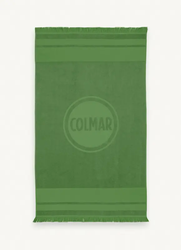Telo Mare in Spugna con Logo Colmar / Verde