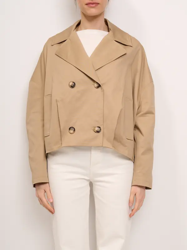 TENSIONE IN - GIACCA BOMBER - BEIGE