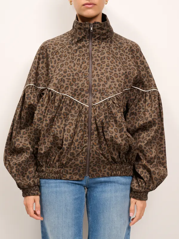 TENSIONE IN - GIACCA BOMBER ZIP MACULATA - VARIANTE UNICA