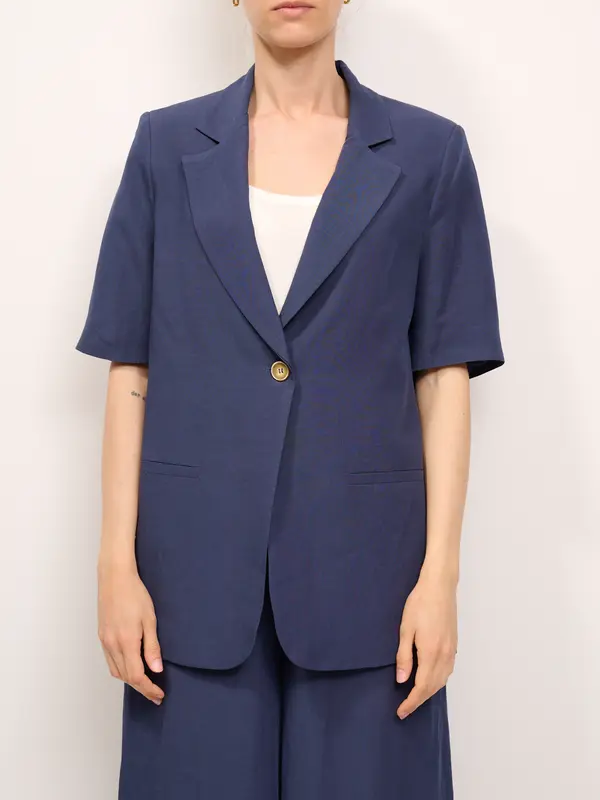 TENSIONE IN - GIACCA MEZZA MANICA - BLU