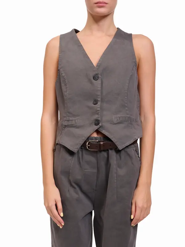 TENSIONE IN - GILET - GRIGIO