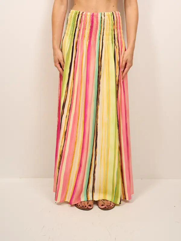 TENSIONE IN - GONNA LUNGA FANTASIA - MULTICOLOR
