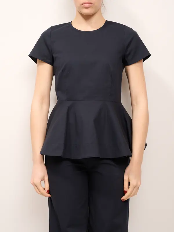 TENSIONE IN - MAGLIA MEZZA MANICA ALETTA - BLU