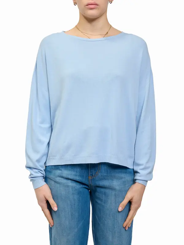TENSIONE IN - MAGLIA SCATOLA - CELESTE