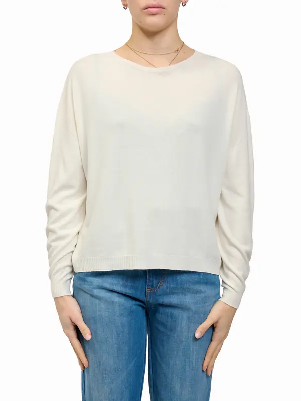 TENSIONE IN - MAGLIA SCATOLA - CREMA