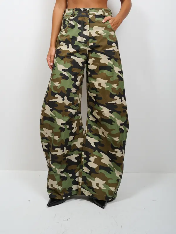 TENSIONE IN - PANTALONE BARREL MIMETICO - VARIANTE UNICA