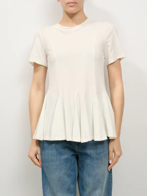 TENSIONE IN - T-SHIRT TAGLI - PANNA