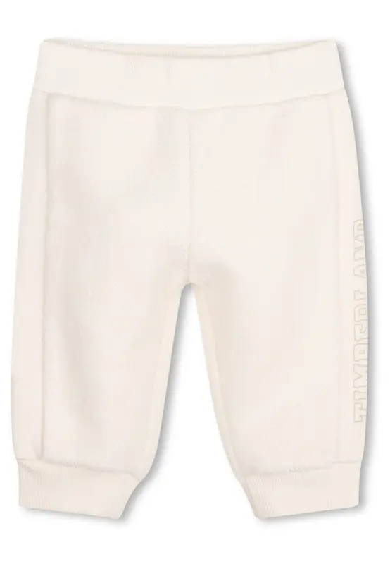 Timberland Pantaloni Neonato con Logo in Puro Cotone