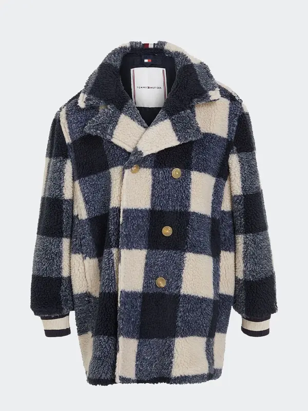 Tommy hilfiger Cappotto Modello Teddy A Quadri