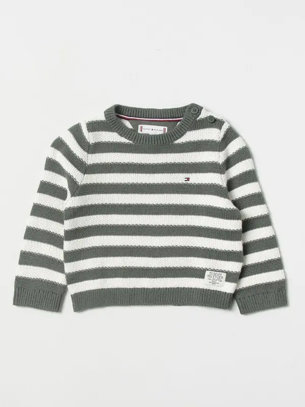 Tommy hilfiger Maglia in Jersey di Cotone A Fantasia