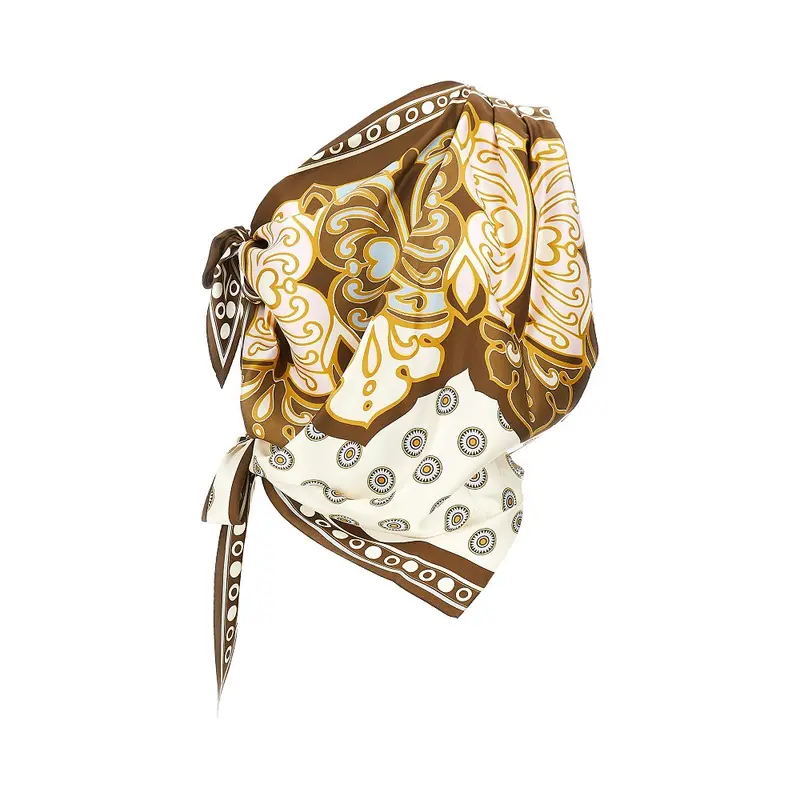 Top Foulard 'Full-On' in seta