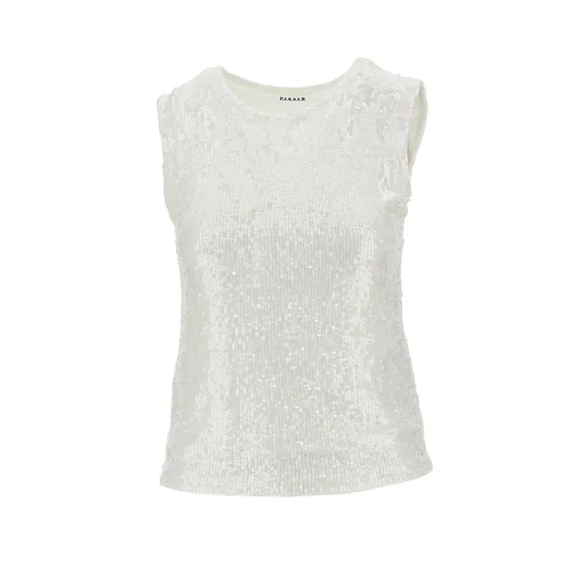 Top in paillettes