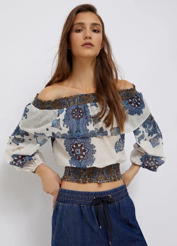 Top Liu Jo con Scollo / Bianco