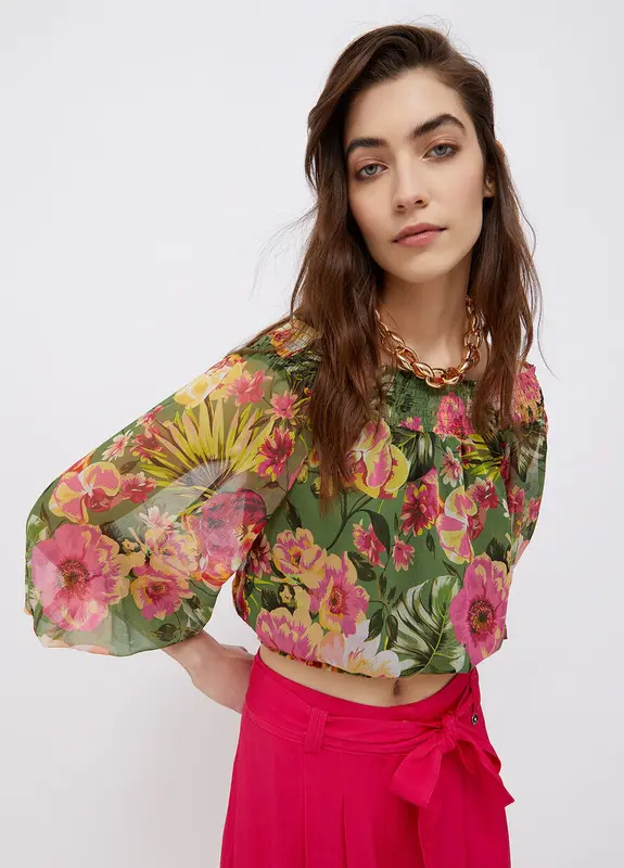 Top Liu Jo con Scollo / Verde