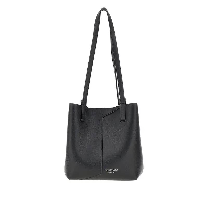 Tote bag 'Emporio Armani 1981' in pelle