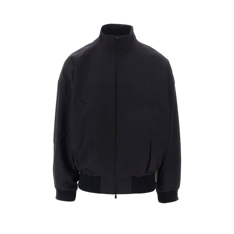 Track jacket in lana