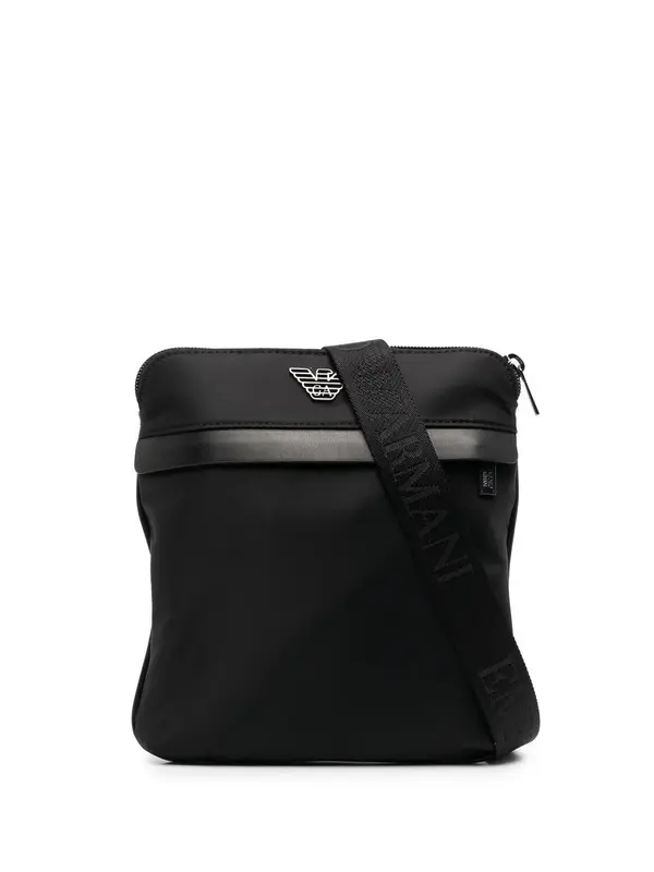Tracolla con Logo Emporio Armani / Nero