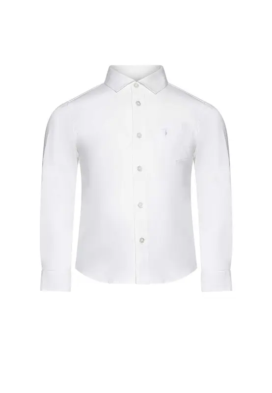 Trussardi Camicia Cotone Ragazzo Premium Logo