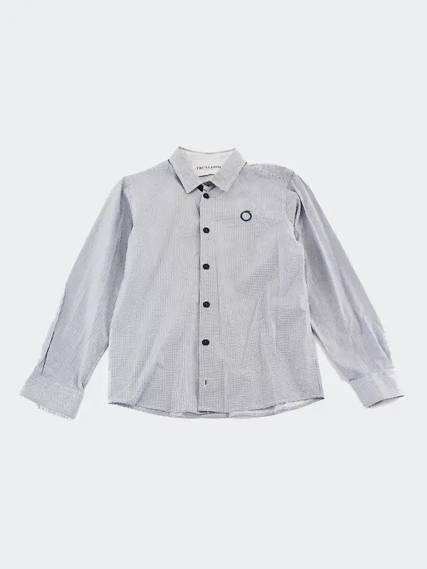 Trussardi Camicia Micro Fantasia