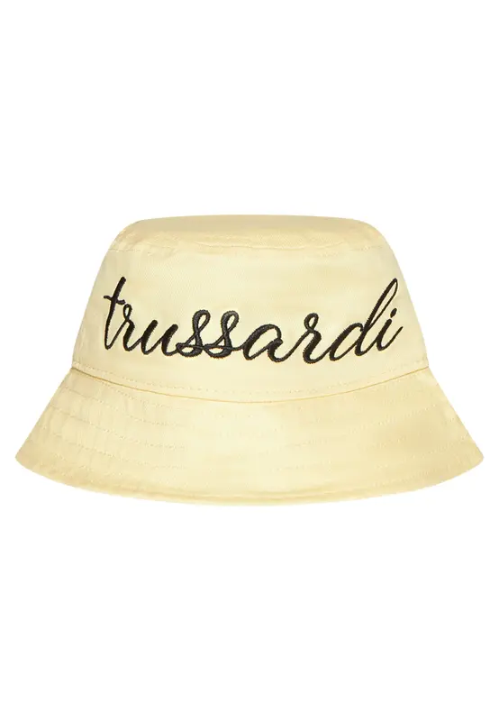 Trussardi Cappello Cotone Neonata Premium Logo