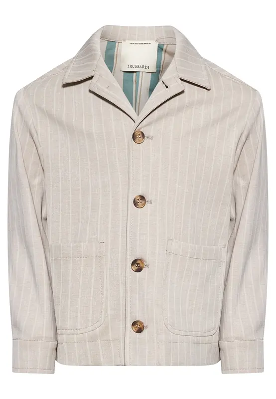 Trussardi Giubbino Cotone Bimbo Premium Logo Kids
