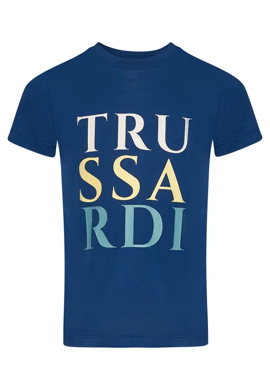 Trussardi T-Shirt Cotone Bimba Premium Logo Kids