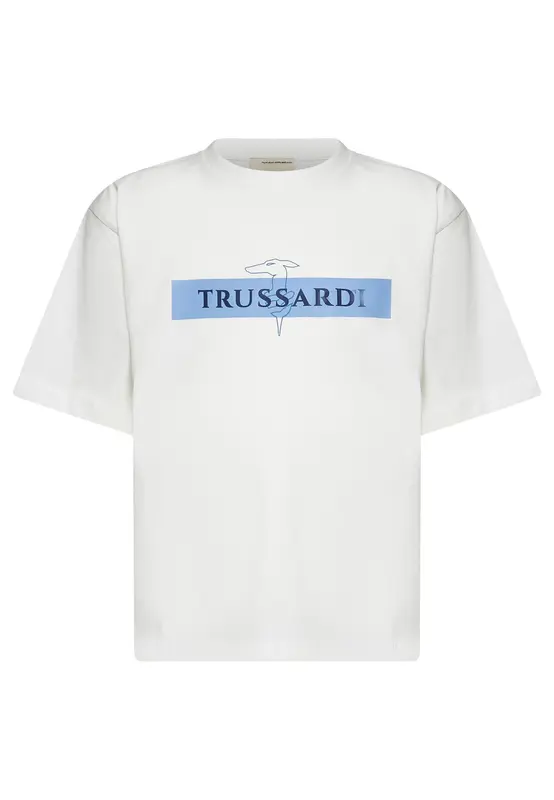 Trussardi T-Shirt Cotone Ragazzo Premium Logo