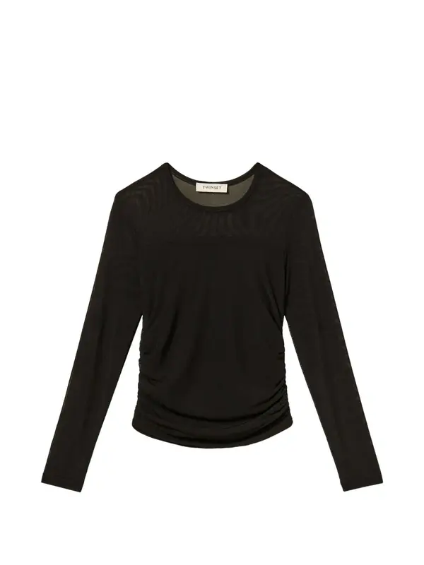 TWINSET T-SHIRT M/L IN TULLE