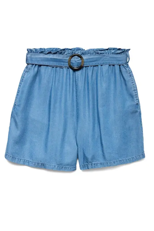 VERO MODA VMFLEUR HW PAPERBAG BELT TENCEL SHORTS