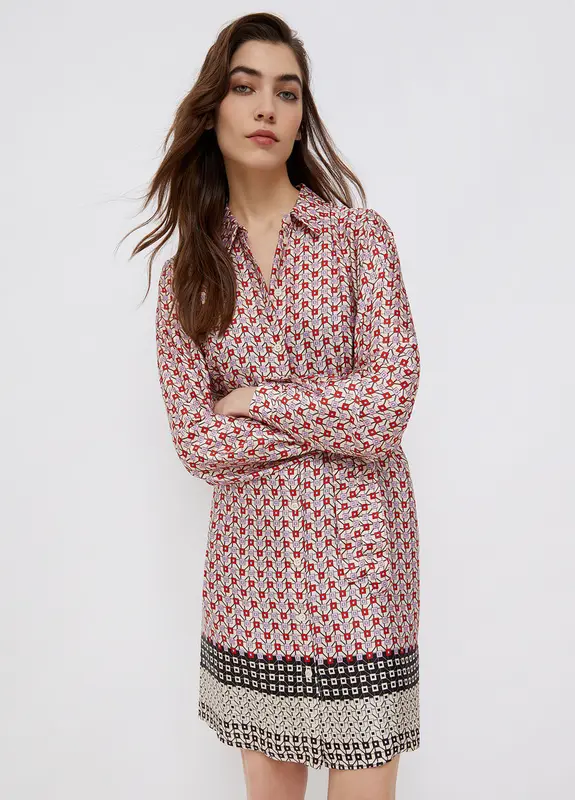 Vestito Chemisier Liu Jo a Fantasia / Rosa