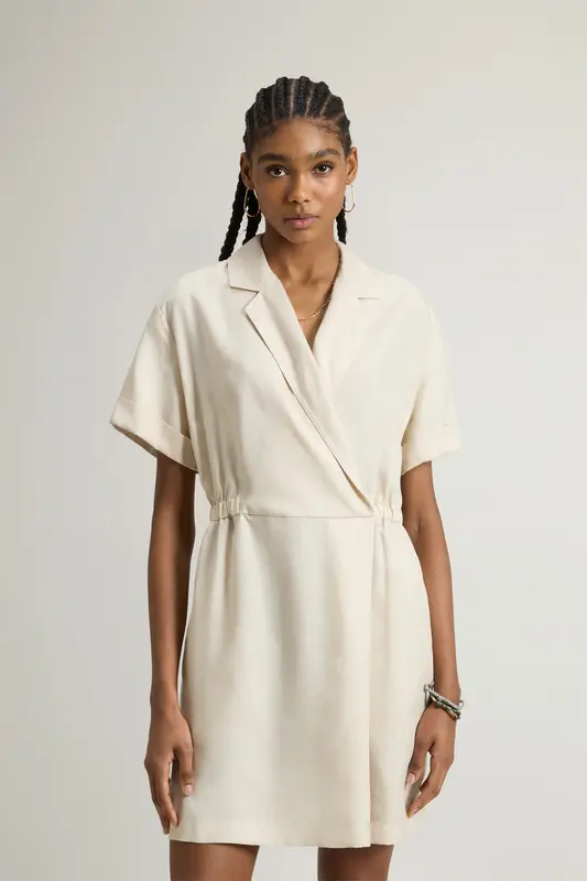 Vestito in Tencel / Beige