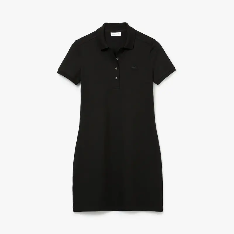 Vestito Lacoste in piquè / Nero