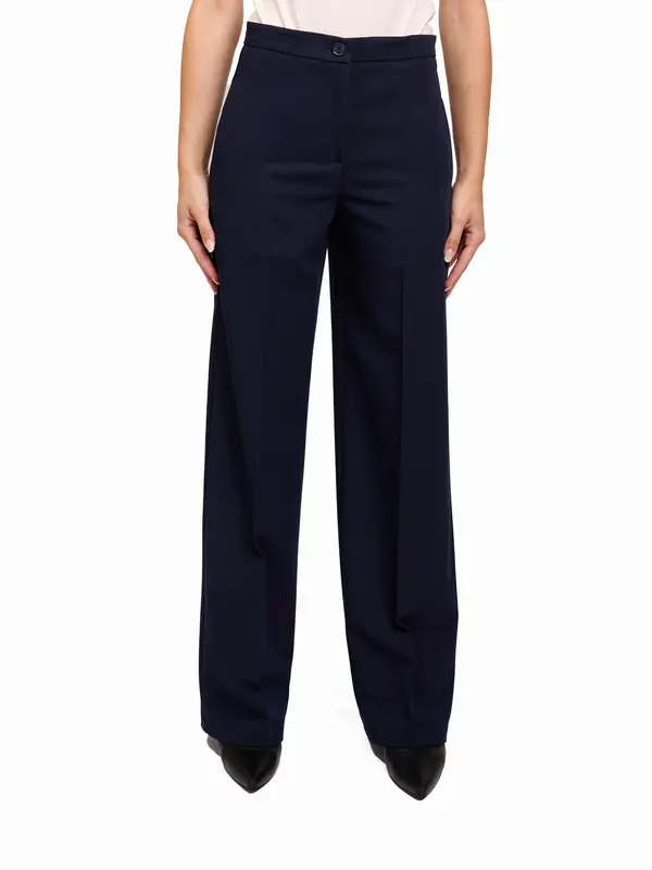 VICOLO -PANTALONE LARGO TASCA - BLU