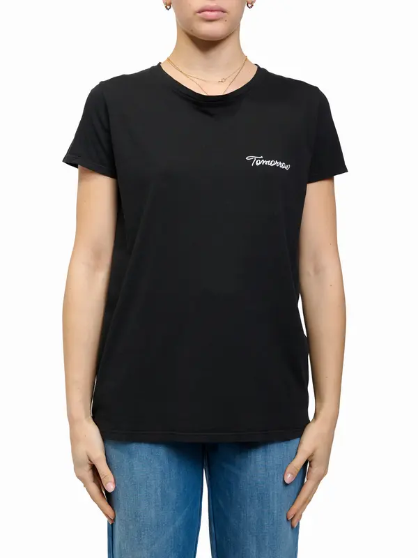 VICOLO - T-SHIRT TOMORROW - NERO