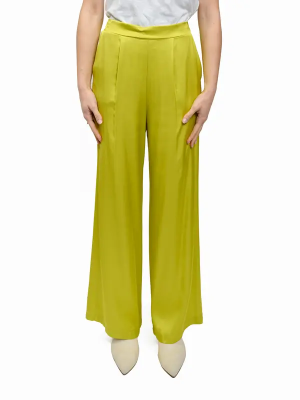 WU'SIDE - PANTALONE CON ELASTICO - LIME