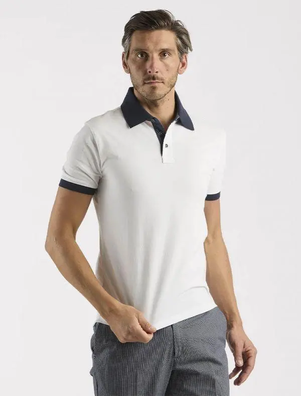YES ZEE T-SHIRT UOMO TIPO POLO, M/C
