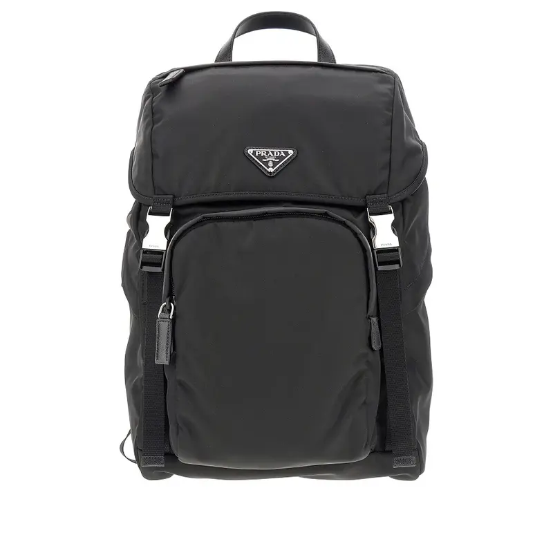 Zaino in Re-Nylon con logo triangolo