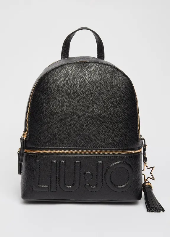 Zaino Liu Jo con Logo / Nero